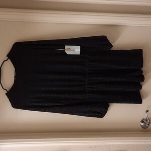 NWT, Anthro If By Sea Sparkle Tie Back Romper